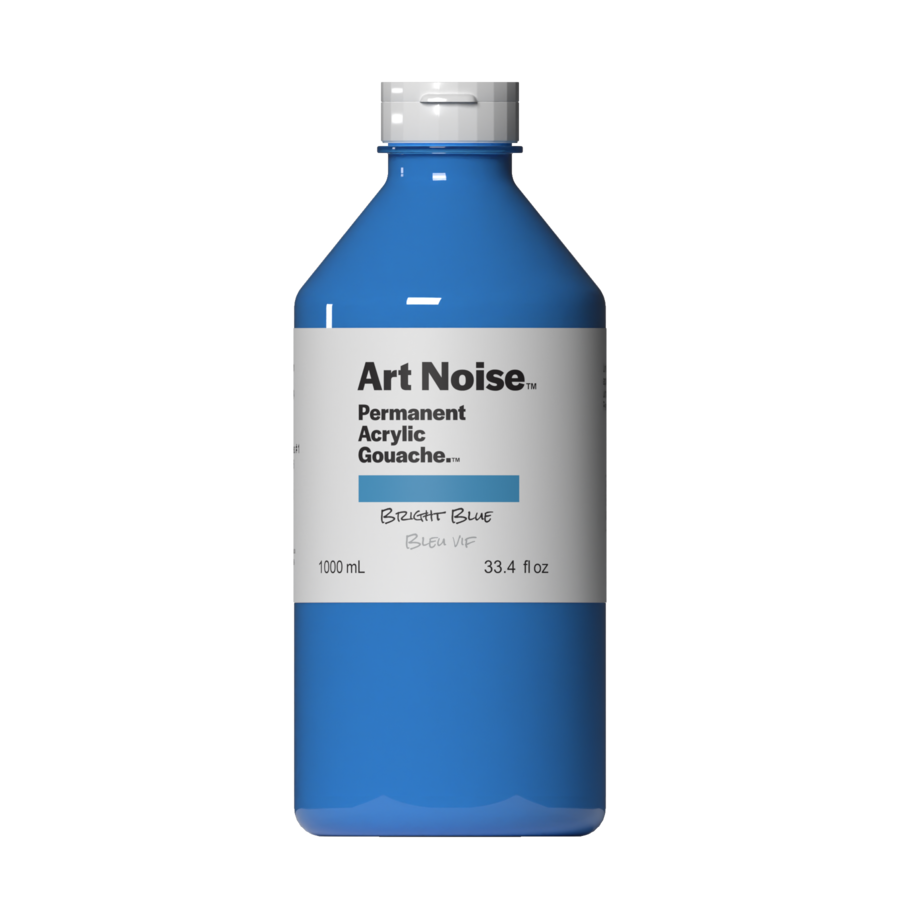 Tri-Art Mfg. - Art Noise Acrylic Gouache: Carbon Black / 2L