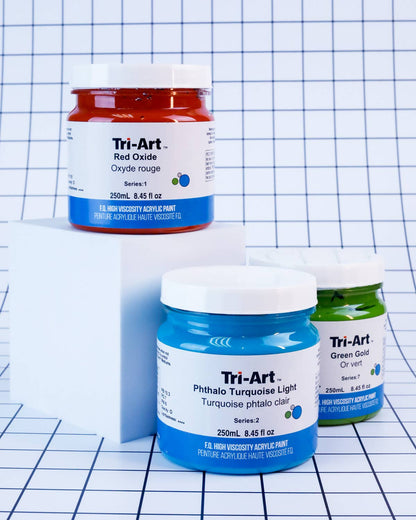 Tri-Art Mfg. - Tri-ArtHigh Viscosity Acrylic Paint: Rose Gold / 60mL Tube