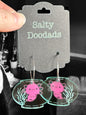 Axolotl in a Fish Bowl Dangle Earrings - The Salty Lick Mercantile