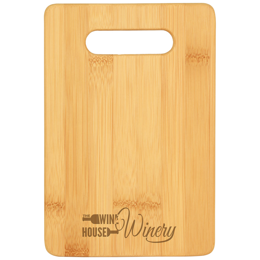 9" x 6" Bamboo Bar Cutting Board - The Salty Lick Mercantile